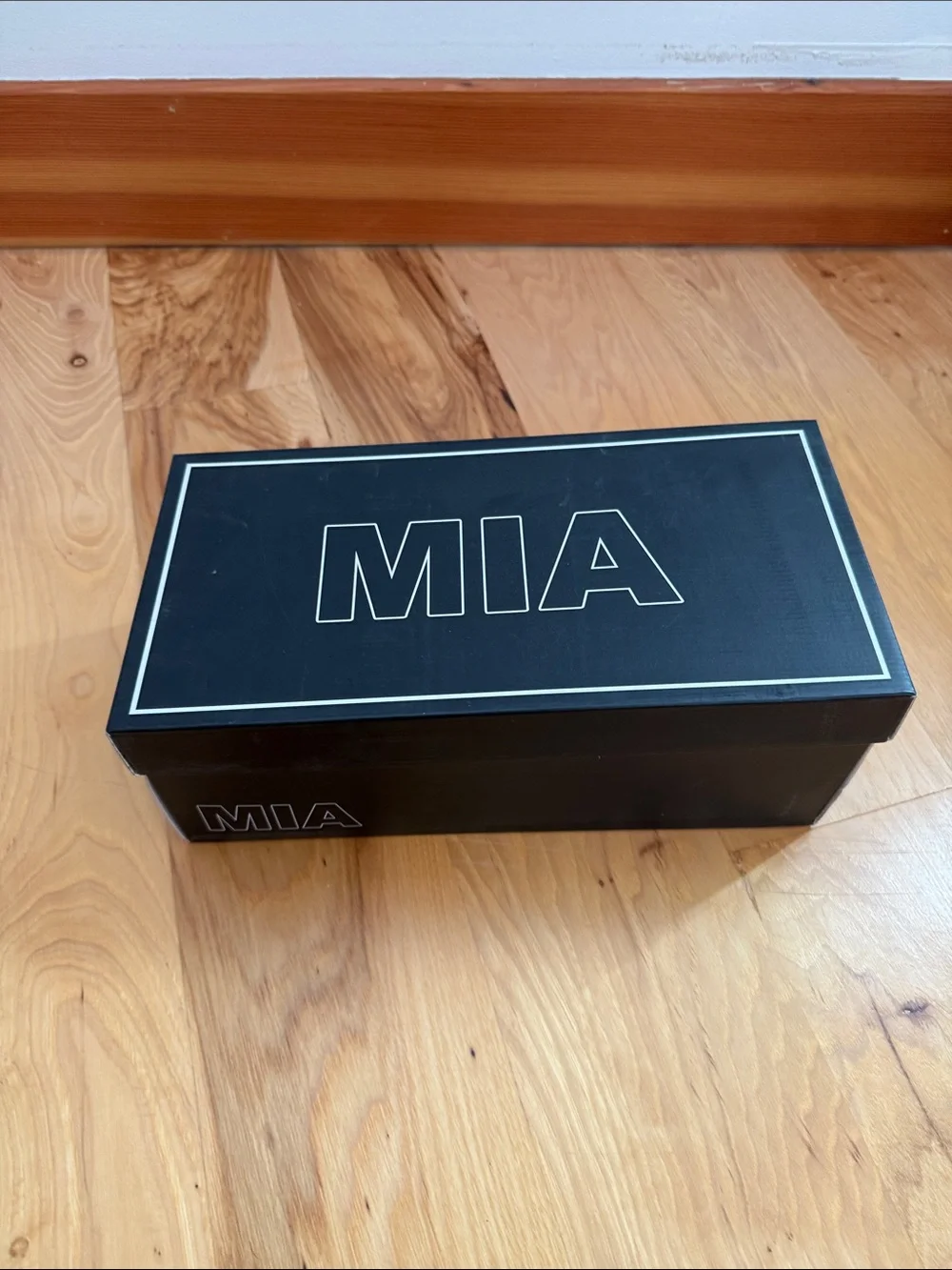 MIA Black Braided Slide Sandals